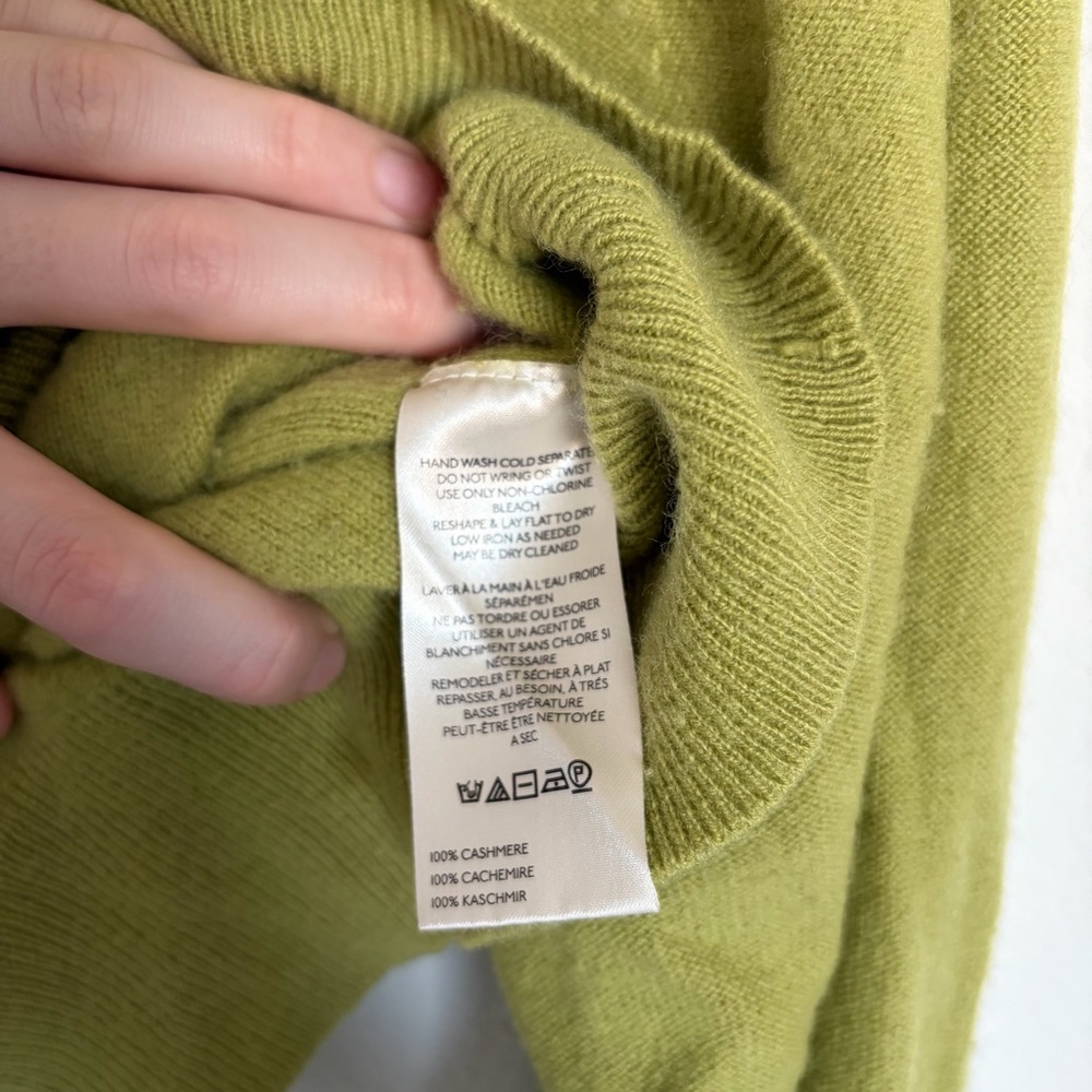 Free People Lime Green Crew Neck Sweater - Picture 5 of 7
